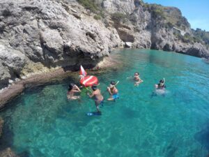 Snorkeling in Sperlonga